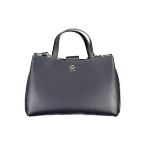 Tommy Hilfiger Blue Polyester Handbag