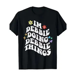 I'm Doing Debbie Things Graphic Tee Unisex Family Matching Summer Casual Shirt