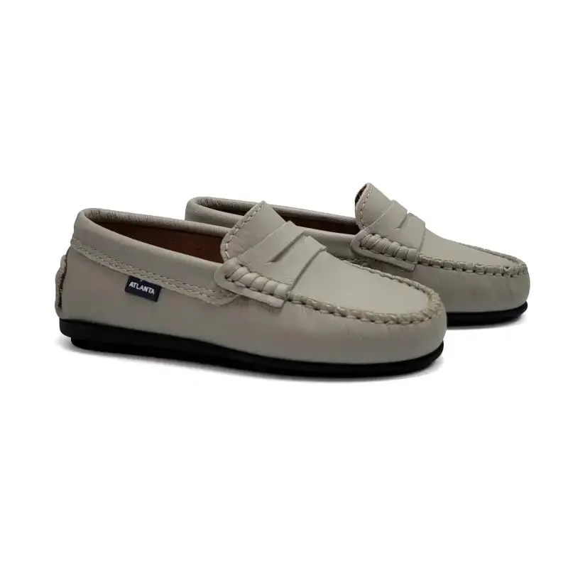 Atlanta Mocassin Grey Stone Penny Loafer