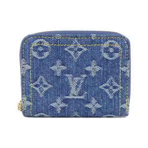 Pre-owned Louis Vuitton Denim Small Leather Goods LV Remix Monogram Coin Purse