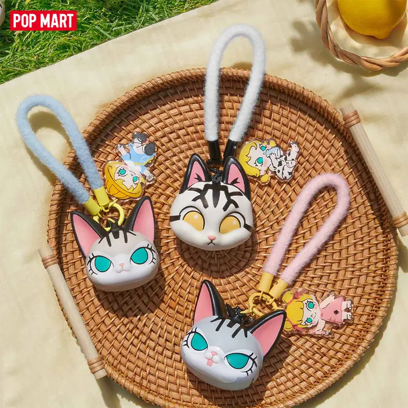 POP MART Baby Molly & Baby Tabby Series-Pinch Pendant Blind Box,Surprise Gift