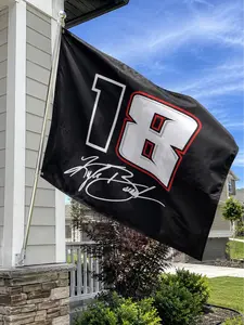 KYLE BUSCH FLAG, RIP #18