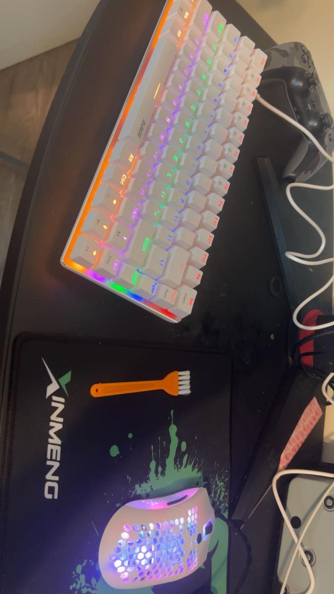 Item: White/Rainbow Backlit