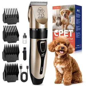 USB Rechargeable Pet Hair Trimmer - Wireless Grooming Scissors for Dogs and Cats with Lithium Battery, Ideal for Home and Salon Use, USB Charging, Low Voltage Operation