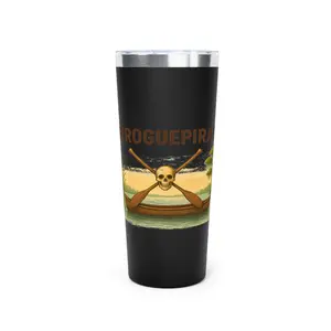 CMO #PIROGUEPIRATE Insulated Drinkware Tumbler, Reusable Kitchenware Water Bottle for Daily Use