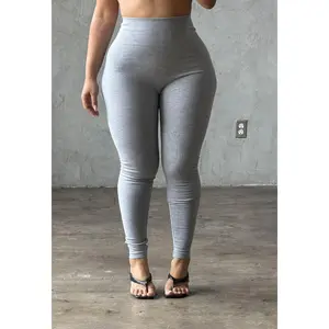 The Cotton Tummy Control Legging (gray)