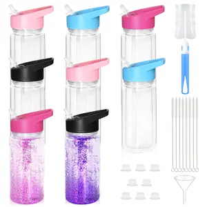 8pcs10oz plastic water cups, multiple colors with lids, reusable transparent drinking cups, is a family gatherings, office hydration, birthday parties must have quality water cups, but also Mother's Day, graduation season gift ideal gift choice!
