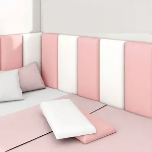5pcs Self-Adhesive Wall Decals, and Patterns, Thickened Shock-Absorbing Backrest Pads, Hotel and Dorm Room Decor