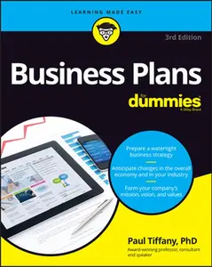 USED-Business Plans for Dummies by Tiffany, Paul (Paperback)