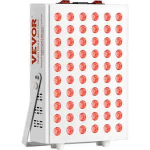 VEVOR Red Light Therapy for Body Face, 60 Dual-Chip LEDs, Red 660nm & Near Infrared 850nm Combo, High Power Red Light Therapy Panel for Recovery, Pain Relief, Wound Healing, Skin Health, 80W