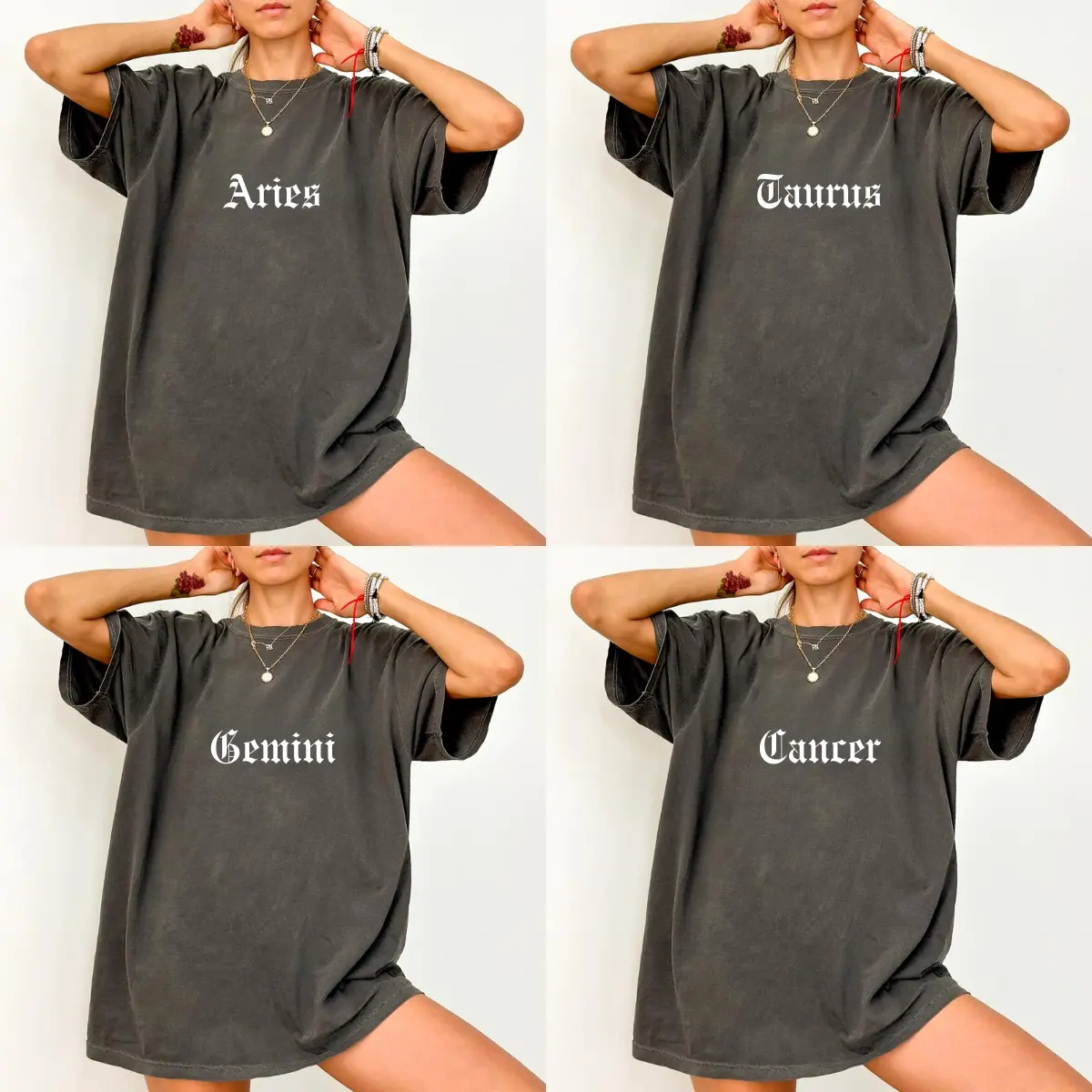 Comfort Colors Retro Zodiac Shirt, Astrology Lover Graphic Printed Tee, Aries Taurus Gemini Cancer Leo Virgo Libra Scorpio Sagittarius Capricorn Aquarius Pisces Unhinged Shirt, Comfy Fabric Graphic Tee