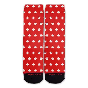 Function - Canada Maple Leaf Pattern Fashion Sock