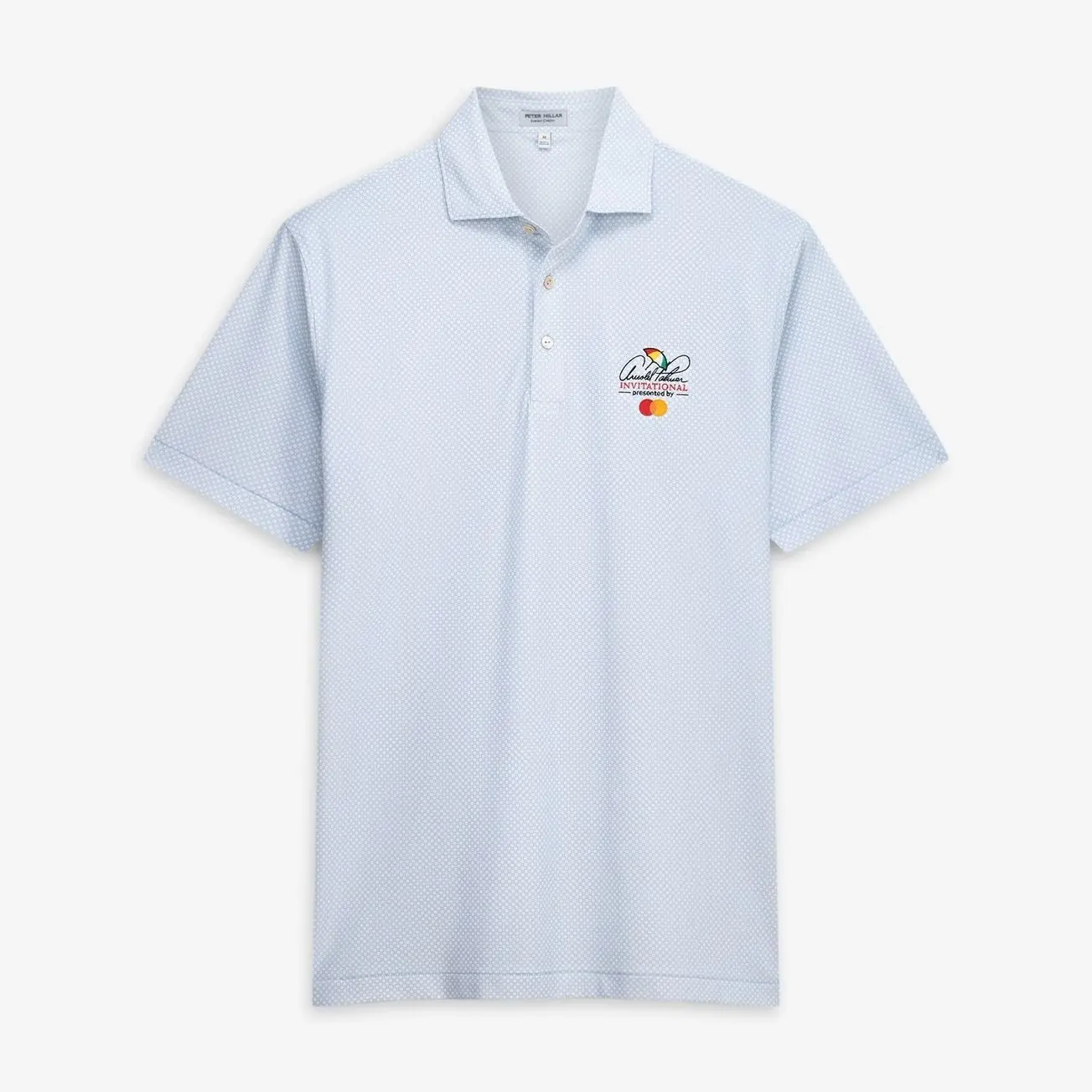 Arnold Palmer Invitational Peter Millar Grant Performance Mesh Polo - Blue