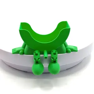 Cute Smiley Face Hanging Sponge Holder with Drain Holes, Kitchen Sink Countertop Stand, Fun Sponge Rack for Dad Who Loves Washing Dishes