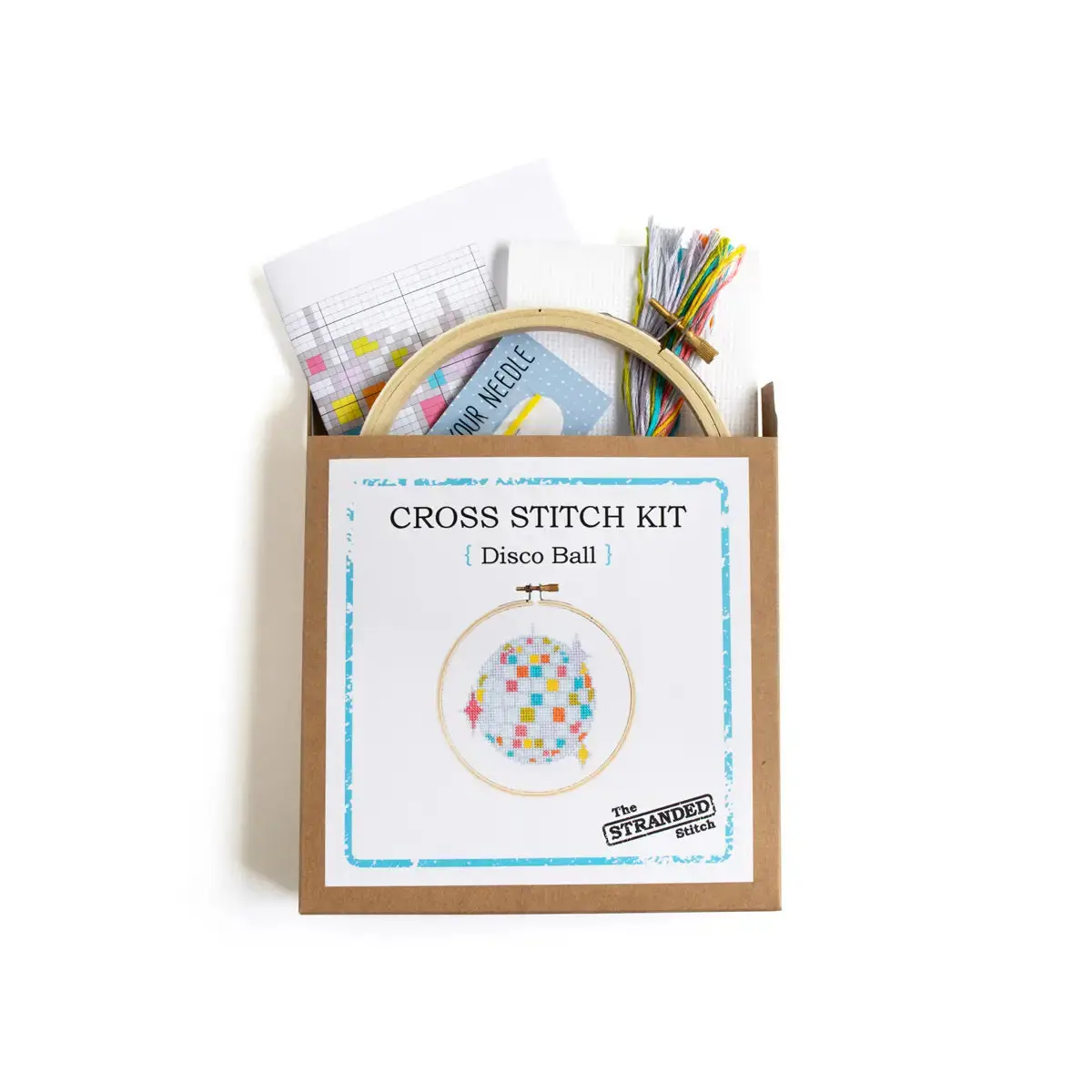 The Stranded Stitch: Disco Ball Cross Stitch Kit