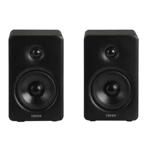 M90 Compact Active 2.0 Speakers - Black - 100W RMS Hi-Res Audio, LDAC, Bluetooth, HDMI eARC, Optical, USB-C, AUX, Sub-out, Powered Speakers, Remote Control for TV, PC