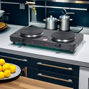 Silent Dual-disk Hot Stove, Five-speed Adjustable Electric Stove, Laboratory Electric Hot Plate Double Stove, Insulation Heating Electric Hot Plate