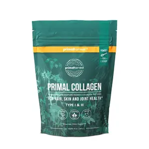 Primal Collagen - Premium Beauty Collagen Powder. For Skin Hair support and Bone Health. Grass-fed, type I & III, pure hydrolyzed collagen. Primal Collagen - Premium Beauty Collagen Powder. For Skin Hair support and Bone Health. Grass-fed, type I & III, pure hydrolyzed collagen.