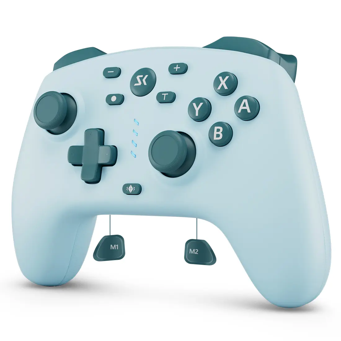 Wireless Pro Controller, Console Accessories with Hall Effect Joystick, Bluetooth, Rechargeable Hall Effect Trigger, Double Vibration, Motion Control, Turbo, Custom Macro, Ergonomic Design for Switch/OLED/Lite, PC, iOS, Android Nintendo Games