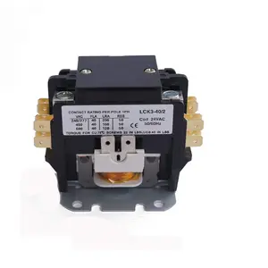 2 Pole Air Conditioner Contactor for Condenser Compressor FLA 40 Amp 24V Coil