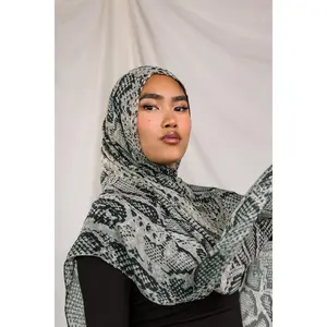 VELA Ink Cobra Print Modal Hijab