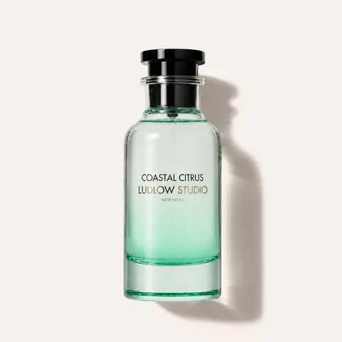 Ludlow Studio Coastal Citrus Parfum, Aromatic Fruity EDP - 20% Fragrance Concentration, 100ml, Notes of Citrus, Apricot, Lemon, May Rose, Fig - Vacation Vibe Fragrance