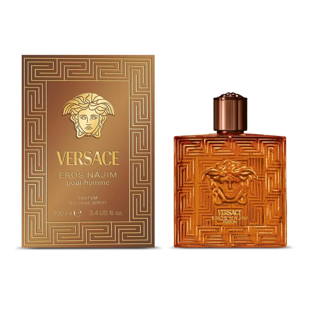Versace Eros Najim for Men Parfum Spray, 3.4 Ounce