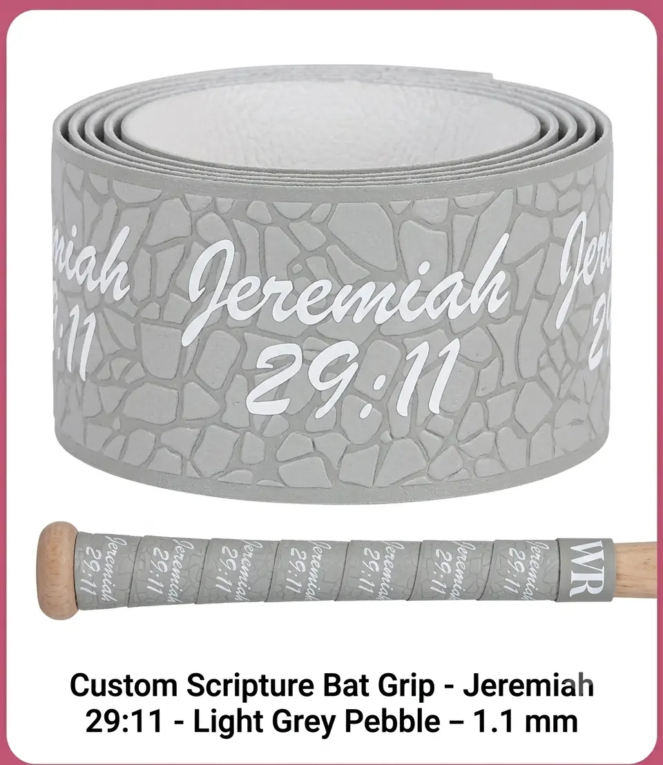Gray Stealth Slow-Pitch Softball Bat Grip, Sports & Outdoor Accessory for Softball Bats