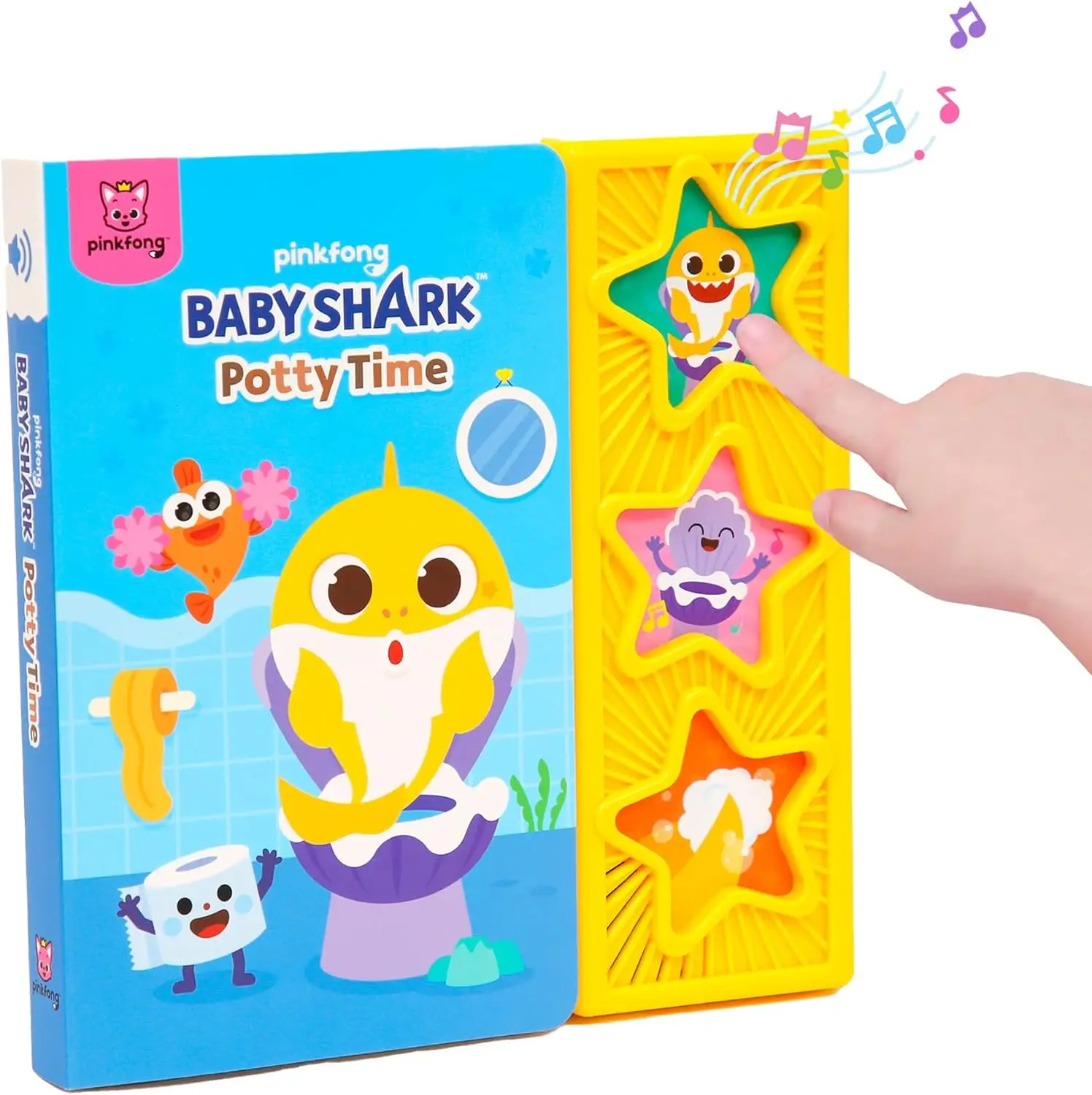 Baby Shark Potty Time 3 Button Sound Book, Baby Shark Healthy Habits Sound Books, Interactive Potty Training Books For Toddlers, Learning & Education
