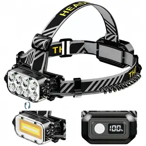 Headlamp Flashlight with Reversible Lights High-Quality LED Illumination Adjustable Strap Lightweight Design Water-Resistant for Camping Hiking