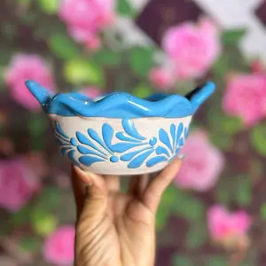 Relieve Cazuelita salsera chica Blue and White Design Product Image Description Kitchen Utensils Cookware Pots