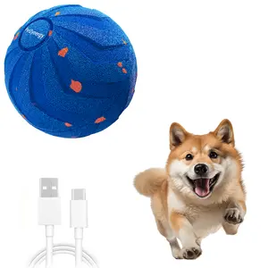 Medium Herding Dog Training Ball Interactive Squeaking Dog Toy USB Your pup’s new favorite playmate: E-TPU chew-resistant ball with 2 modes. Normal for casual play, Smart for auto interaction, and easy to wash