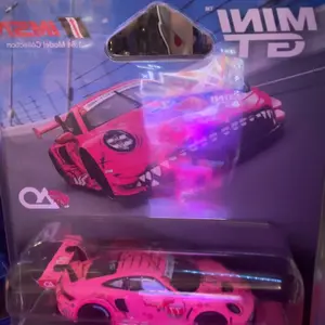 Mini GT Porsche 911 GT3 R #77 AO Racing 2024 IMSA ROAD AMERICA 1:64 Scale Diecast Model Car MGT001052-2B