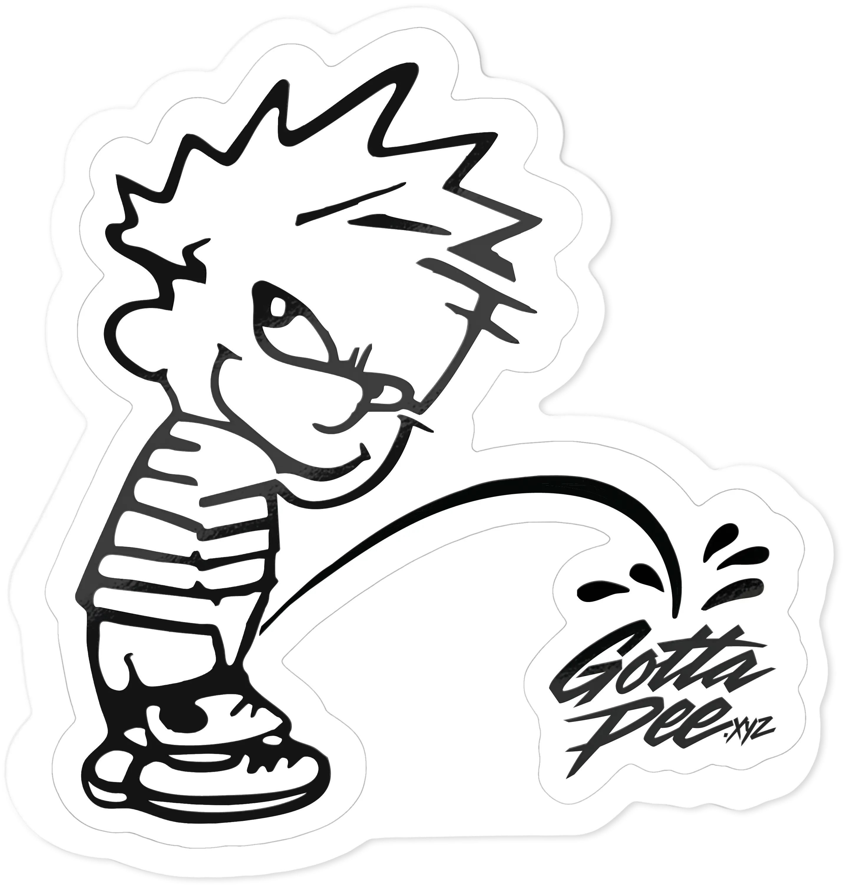 Calvin Sticker Calvin Sticker