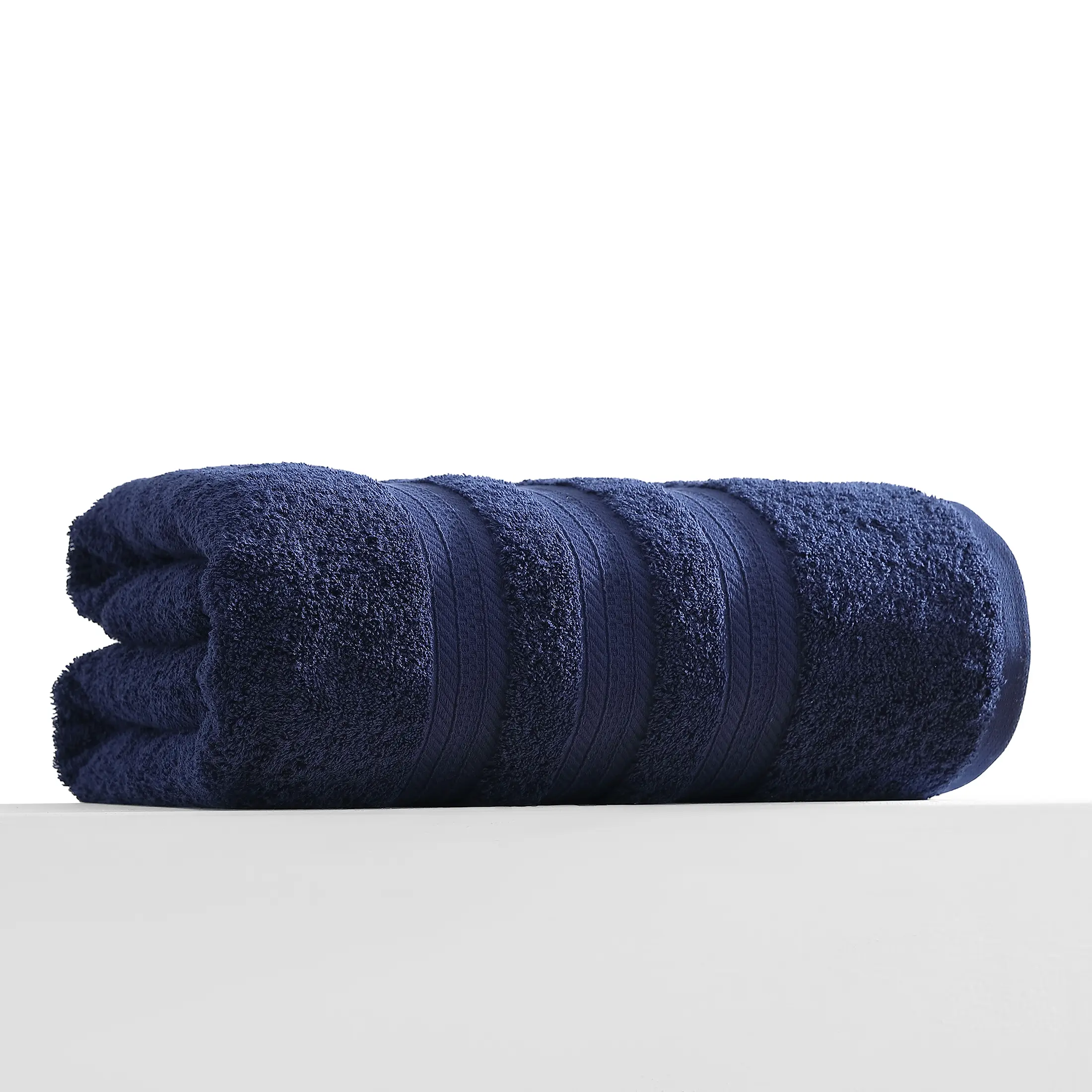 For Plus Size - Ultra Extra-Large Bath Towel - 40"x90" - Ultra Oversize Bath Sheet - 100% Cotton - NAVY COLOR
