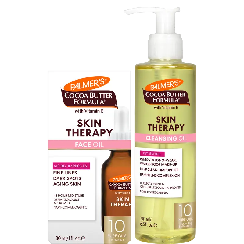 Palmer's Cocoa Butter Formula Skin Therapy Facial Skin Care Bundle Set Blend Cleansing Hypoallergenic