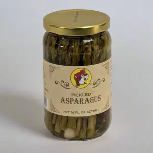 Buc-ee's Pickled Asparagus 16 FL OZ Tangy Brine with Dill Garlic & Black Peppercorns Fresh Crisp Taste for Salads Charcuterie Boards Snacking Healthy Veggie Crunchy Fiber - Food, Natural, Traditional