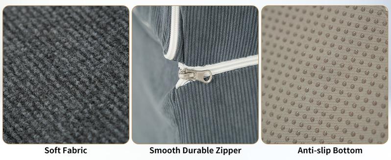 Naudacaa Dog Stairs for Small & Large Dogs and Cats, 6/7 Steps Dog Ramp for High Beds, Couch, Sofa, Waterproof Pet Steps with Removable Washable Cover