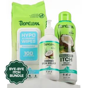 TropiClean Oatmeal & Medicated Itch Variety Pack, 3 Piece