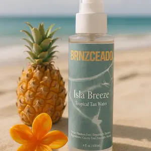 The Tropical Bundle: Isla Breeze Self-tanning Mist + La Flor Hair Clip. A sun-kissed ritual with Cartagena in its soul    • Clip only available with this bundle — limited quantity. A bronzed tan, warm skin, and hair up — you’re ready! Body Care Coconut