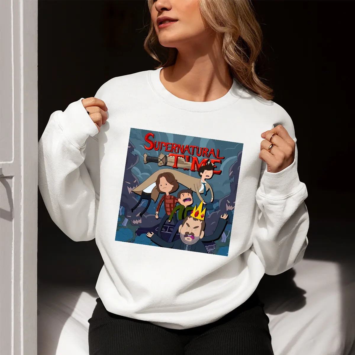 Supernnatturral Tiim3 Shirt Adv3nture Cartoon Mashup Tee SD Castii3l Crowl3y Gift T Shirt Hoodie Sweatshirt
