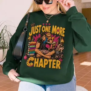Just One More DCC Chapter Sweatshirt, Dungeon Crawler Carl Sweatshirt, Funny LitRPG Book Lover Gift