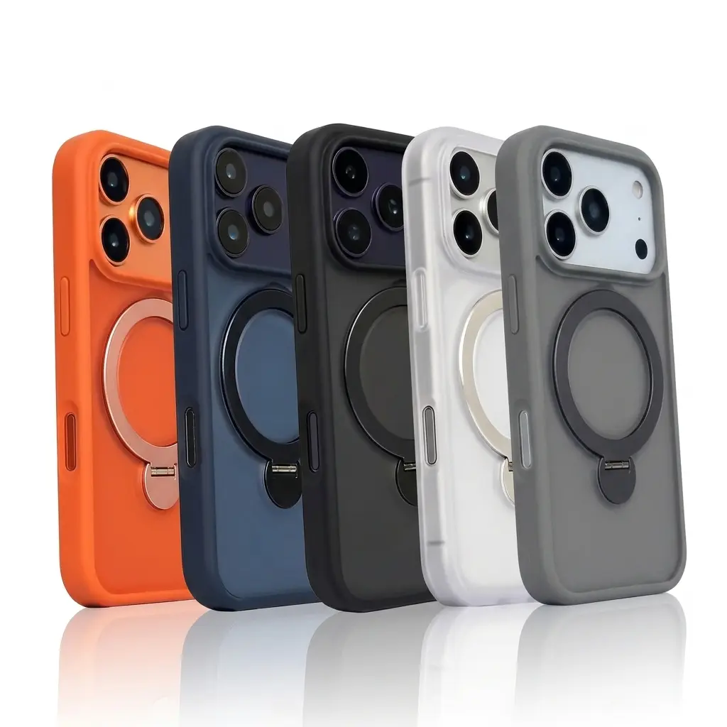 iGOLD 360° Magnetic Ring Stand Case for iPhone 17  Pro Max - MagSafe Compatible, Heavy Duty Shockproof Drop Protection Cover with Invisible Kickstand