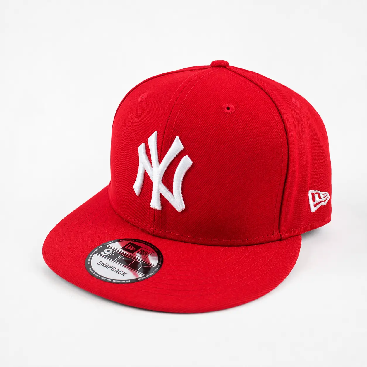 New Era New York Yankees MLB 9FIFTY Snapback Baseball Cap Red White Adjustable Flat Brim Official Genuine Merchandise Unisex Hat for Men Women