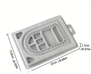 Plastic Mini beading tray for jewelry making bead board European CM measurement