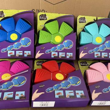 Interactive Flying Saucer UFO Flying Disc Ball Magic Flying Saucer Transformable Ball Popular Kids Outdoor Toy Dart Flyer