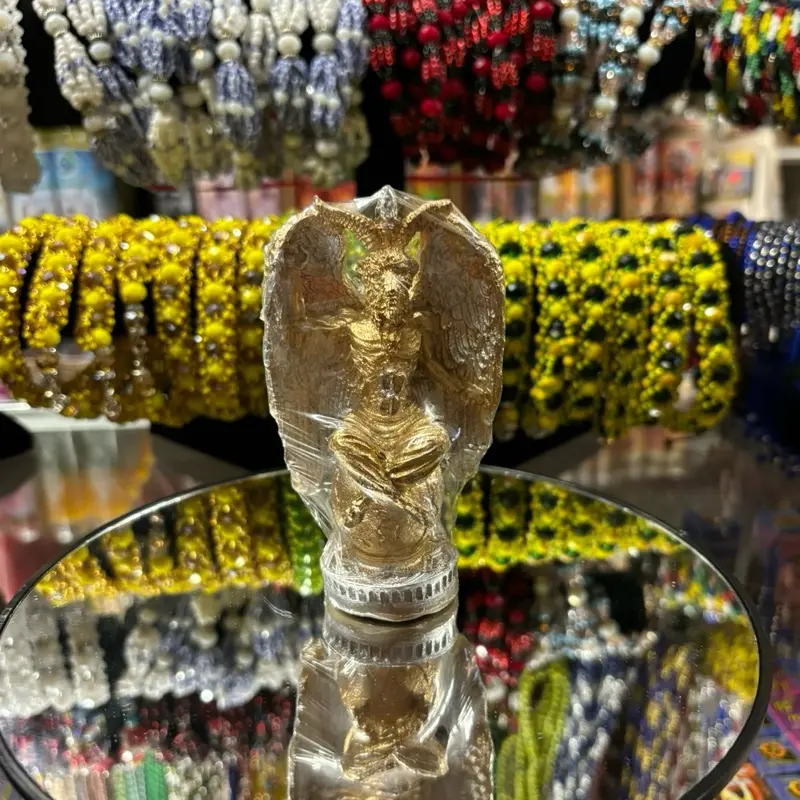 Small Golden Baphomet Statue Small Golden Baphomet Statue