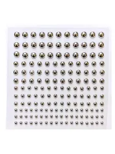 Stick on Fake Lip Studs Fake Piercings, Fake Nose Stud Nose Rings Fake Eyebrow Piercing Fake Lip Ring Self-Adhesive Face Sticker Fake Piercing Balls, Music Festival Cool Punk Y2K Makeup For Women Men