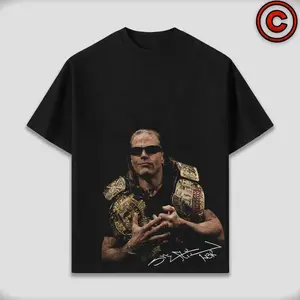 Shawn Michaels Signature Heavy Cotton T-Shirt, Sweatshirt, Hoodie, WWE Tshirt HBK Wrestling Mr. WrestleMania Fan Apparel Menswear Direct-to-garment Breathable Printing, Casual, Soft, Graphic Tee, Streetwear, Vintage, Unisex 375