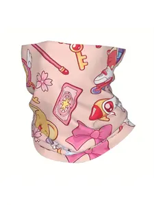 Sakura Card Captor Peach Thin Bandana Neck Wrap Scarf